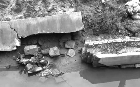 “岭北水库干渠部分护墙坍塌”，海口秀英区水务局：计划拆除重建，有望明年年底开工