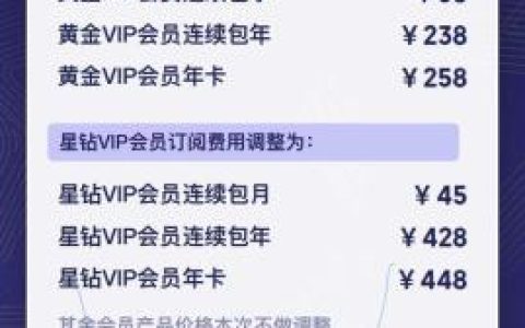 爱奇艺VIP会员调价 黄金VIP会员连续包年涨至238元
