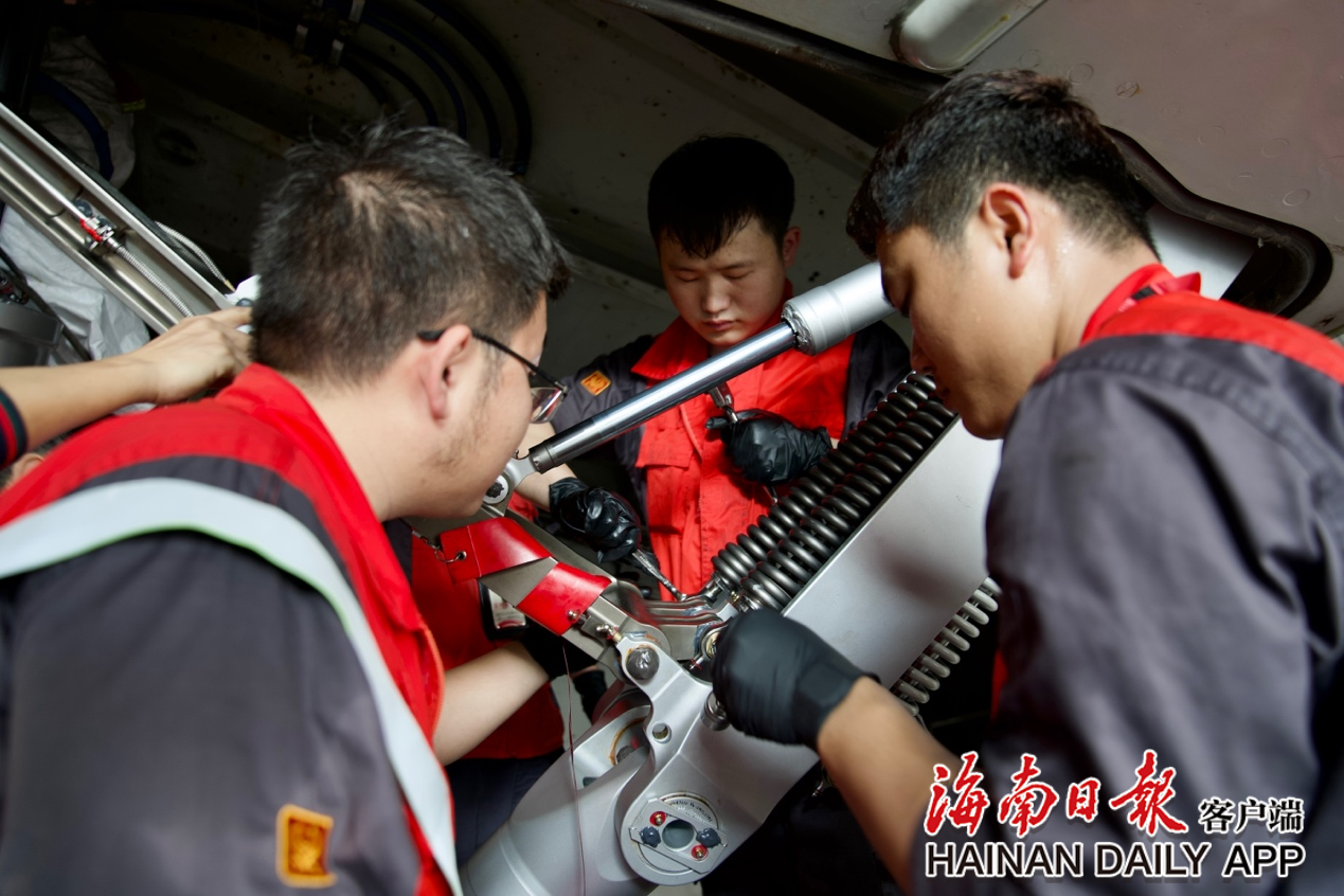 海口空港综合保税区一站式飞机维修基地迎来首架进境宽体机维修业务