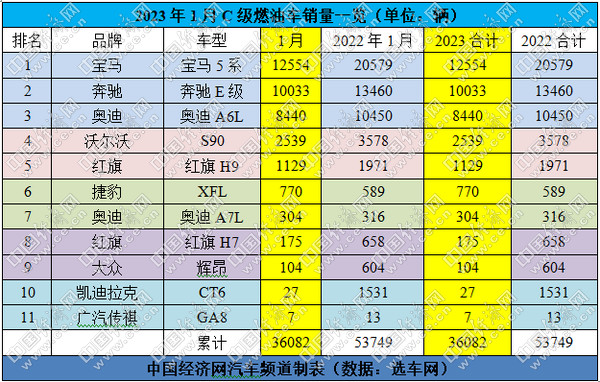跃跃御市：宝马5系拿下1月销冠，新能源逆势增长6.29%
