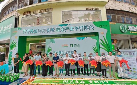 万宁首家斑兰食品主题店落地开业