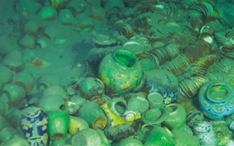 我国南海发现两处古代沉船