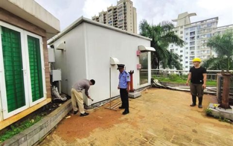 小区内设信号发射基站被拆