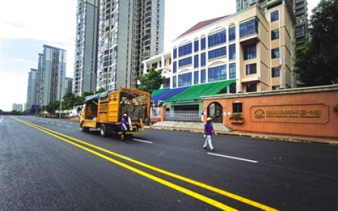 幼儿园门前道路月底完工