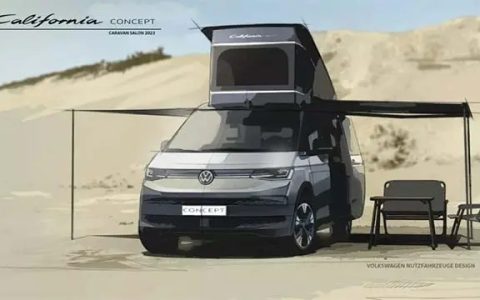 大众 California Concept 预览新款 Multivan 插电式混合动力露营车