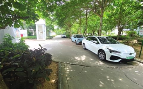 小区门前道路 成了“停车场”