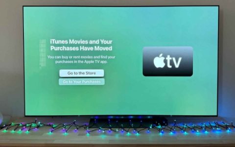 苹果将在Apple TV上取消多余的iTunes Movies和iTunes TV Show应用