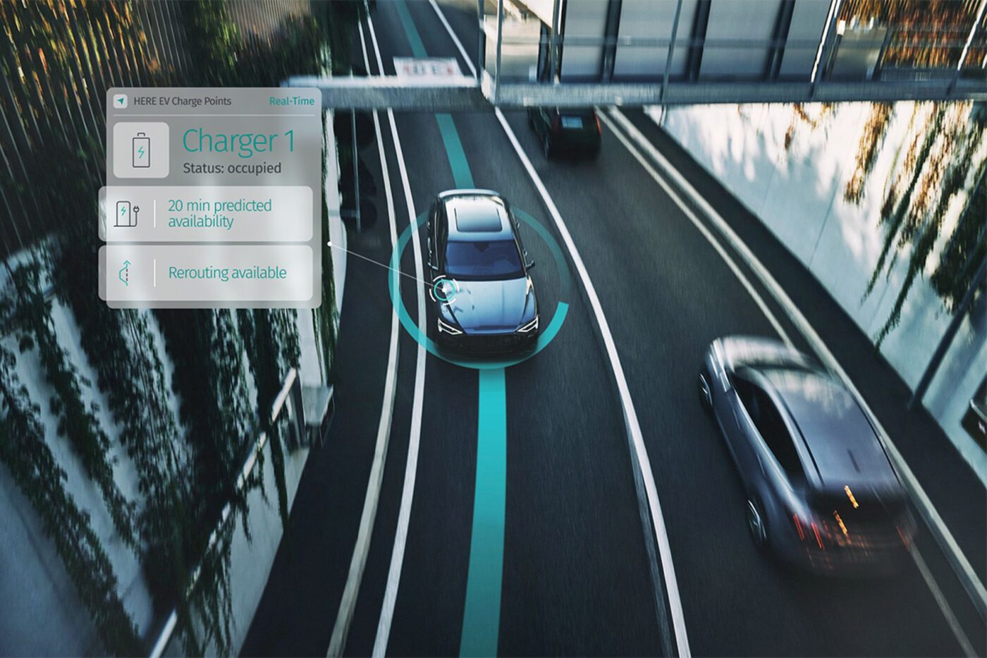 CES 2024:Here 展示电动汽车数字剩余里程预测系统
