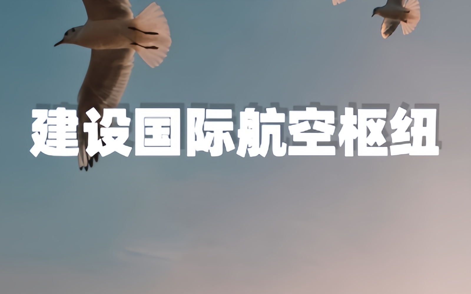 建设国际航空枢纽