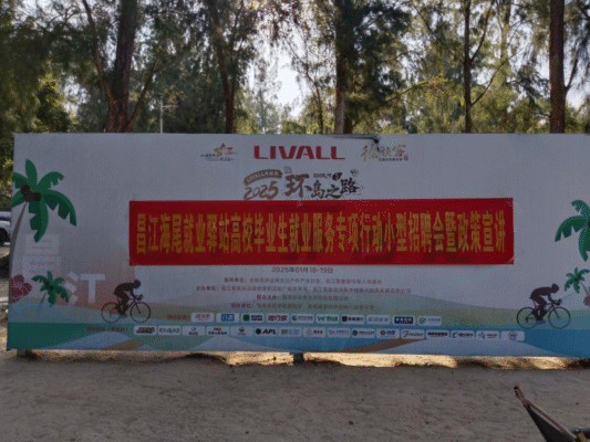 高校毕业生就业服务专项行动招聘会暨政策宣传活动在昌江沙渔塘社区举办